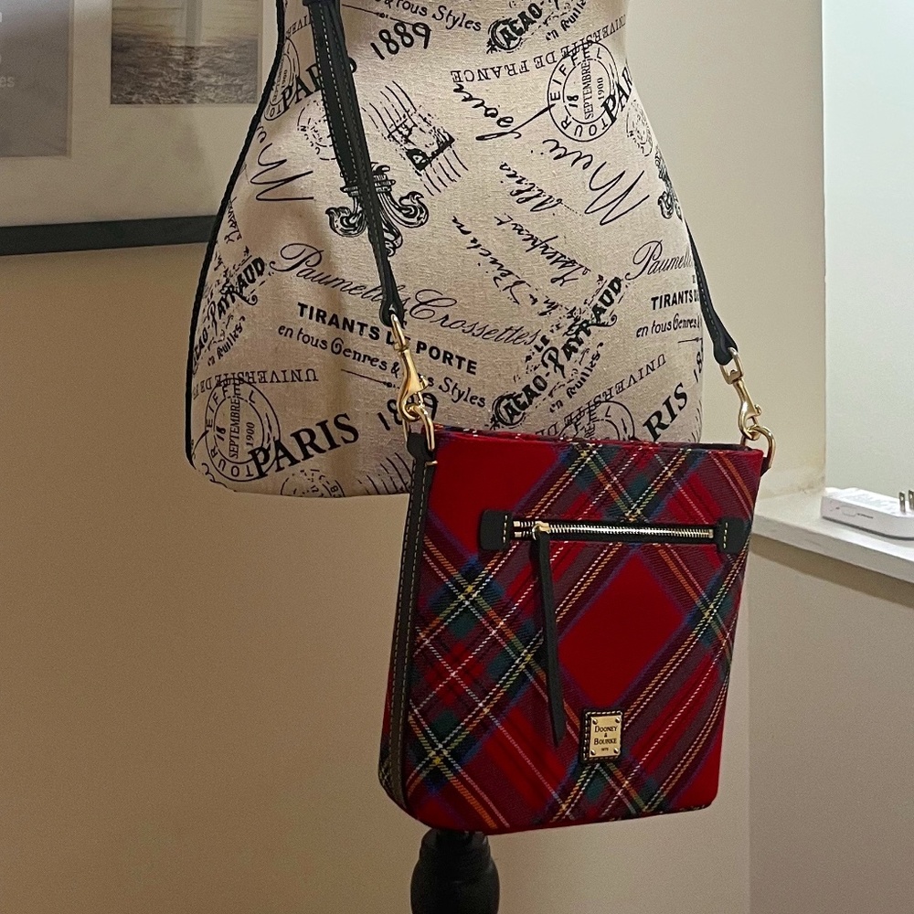 Dooney & Burke Tartan Small Zip Crossbody